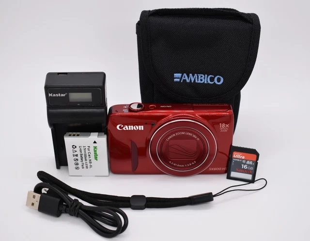 Canon SX600 HS レッド Amazon Canada: Canon PowerShot SX600 HS 16MP Digital Camera