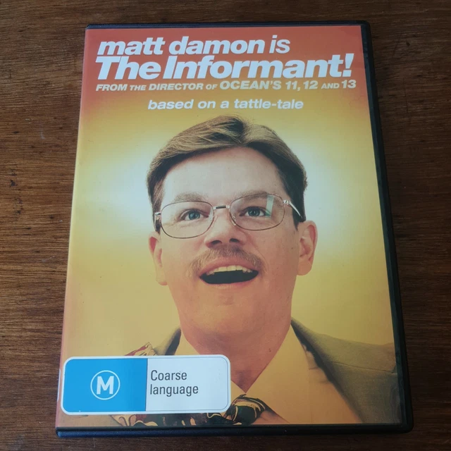 THE INFORMANT MATT Damon DVD R4 Like New! FREE POST EUR 5,13 - PicClick DE