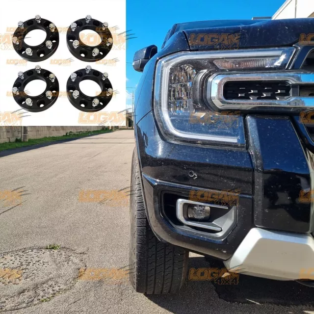 Set of 4 Spacers 25 mm for Ford Ranger 2023 T9