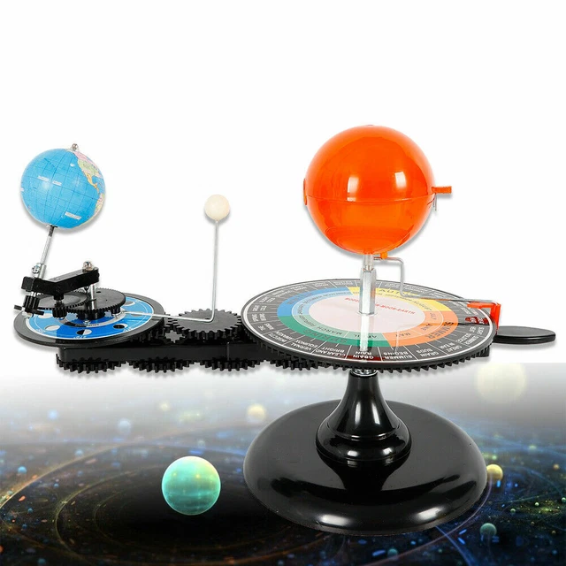 SOLAR SYSTEM ORBIT Sun Earth Moon Orbital Model Science Toy