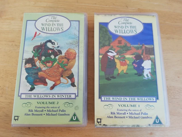 THE COMPLETE WIND In The Willows Volume 1 and 2 - VHS Video, Untested £ ...