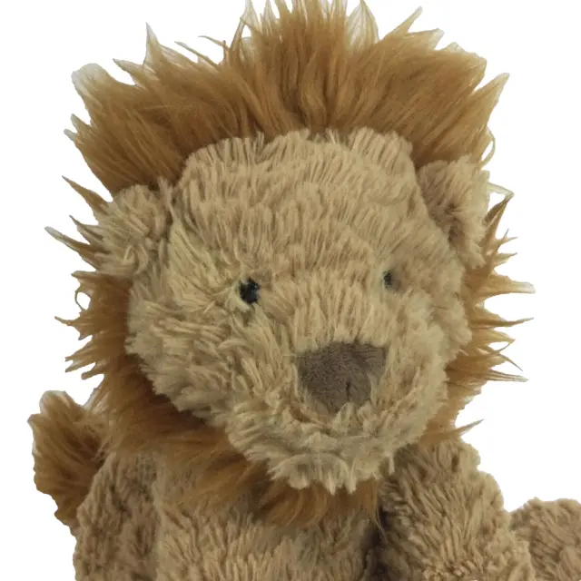 Jellycat FUDDLEWUDDLE LION 9" Floppy Plush Tan Brown Stuffed Animal Jungle Cat