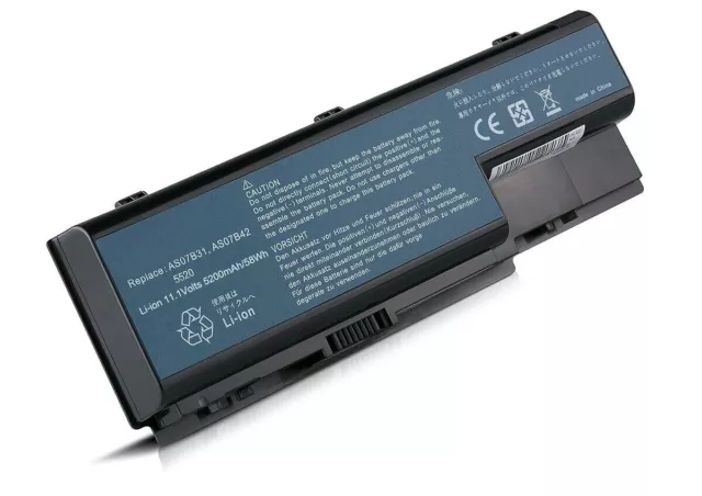 Pour Acer eMachines E510 E520 E720 G420 G620 G720 G520 Batterie AS07B31 AS07B71 3