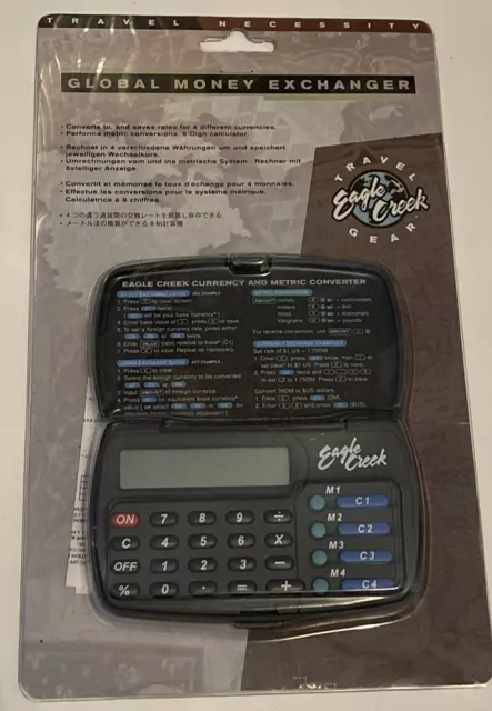 Eagle Creek Travel Gear VTG Electronic GLOBAL MONEY EXCHANGER Metric Converter