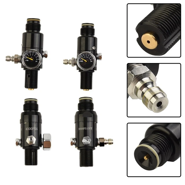 PAINTBALL PCP LUFTKOMPRESSOR HPA 4500psi Tank Regler Ventil