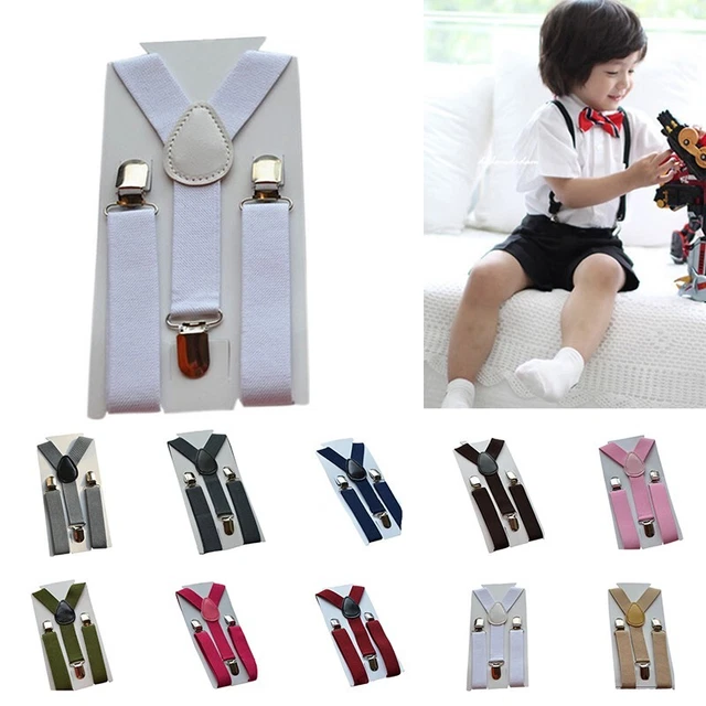 Sospensioni Apparecchi Neonato Bambino Clip On Bambini Cinturino Nylon Pantaloni Forti Yform