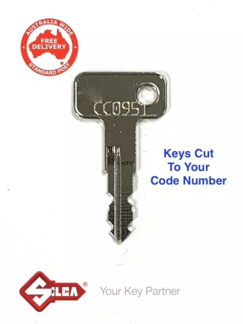 CYBERLOCK, Meroni & Endurance  CC Series Filing Cabinet Key Cut To Code Number