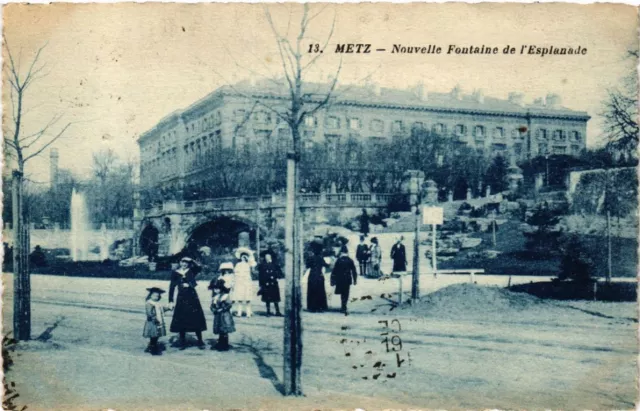 CPA AK METZ - Nouvelle Fontaine de l'Esplanade (651069)