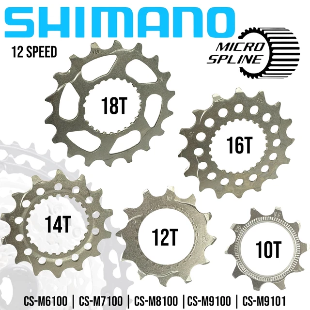 Zenlux DEORE M6100 SLX CS-M7100 XT M8100 12 Speed Tandwiel Compatibel met Shimano 10-51T tandwielen mountainbike vrijloop fiets micro spline cassette (CS-M6100 Zenlux DEORE M6100 SLX CS-M7100 XT M8100 12 Speed Tandwiel Compatibel met Shimano 10-51T tandwielen mountainbike vrijloop fiets micro spline cassette (CS-M6100