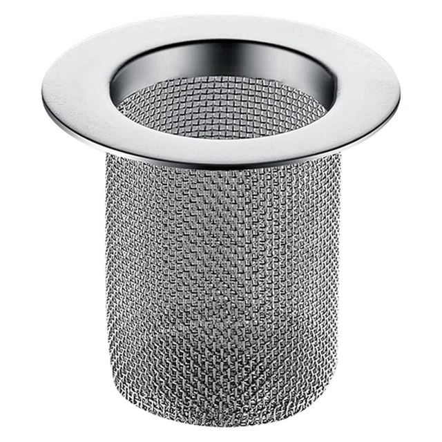 Set 4 Filtri Lavandino Acciaio Inox ∅7cm - Filtro Scarico A Maglia Fina Per Cucina, Bagno E Doccia - Foto 11