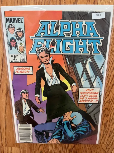 Alpha Flight vol.1 #7 1984 Newsstand High Grade 7.5 Marvel Comic Book E28-8