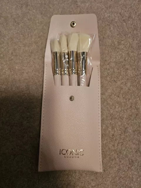 Iconic London - Hand Bag Glam Face Brush Set - Brand New and Pristine