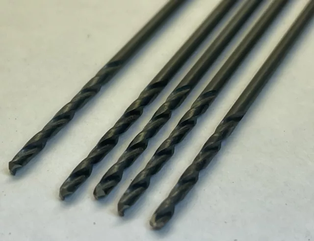 5/64"x 12"  OAL HSS Extra Long Straight Shank Drill - 5 pieces (23N98)