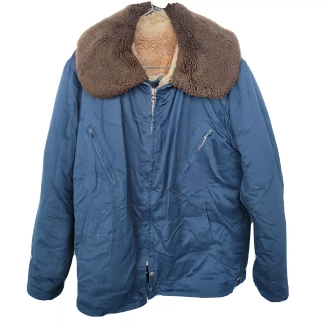 Rare 1989 Sz 50-4 SOVIET PILOT Fur  AIR FORCE BOMBER Cold weather JACKET USSR