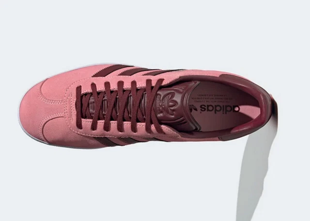 Scarpe Da Ginnastica Adidas Originals Og Gazelle In Pelle Scamosciata Rosa Uk 8,9,10 Nuove In Scatola Ultime 3 7