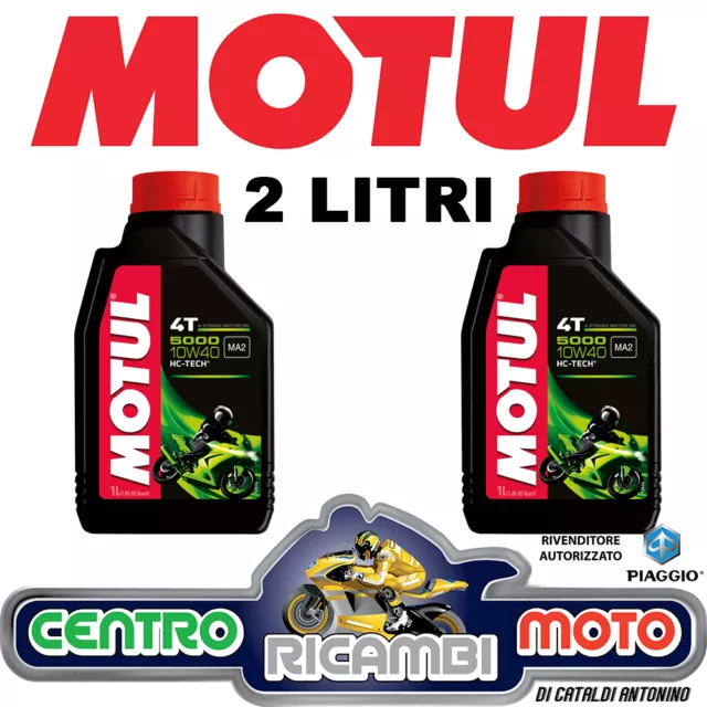 Olio Motore Moto Motul 2 LITRI LT 5000 10W40 HC-TECH 10/40 4T MA2 SEMISINTETICO