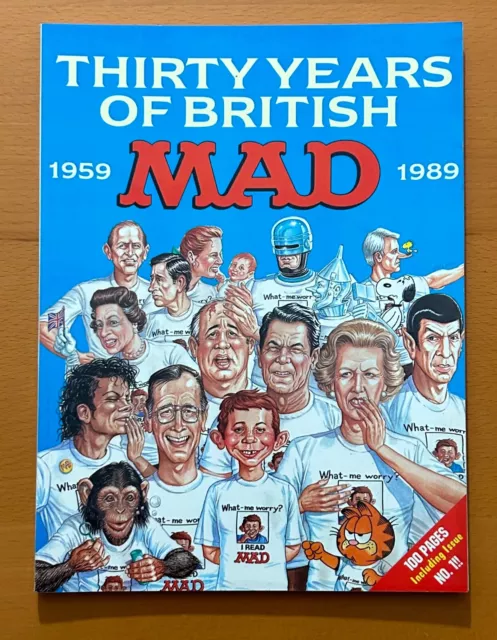 Thirty years of British Mad 1959 - 1989. Mad Magazine VF/NM condition.