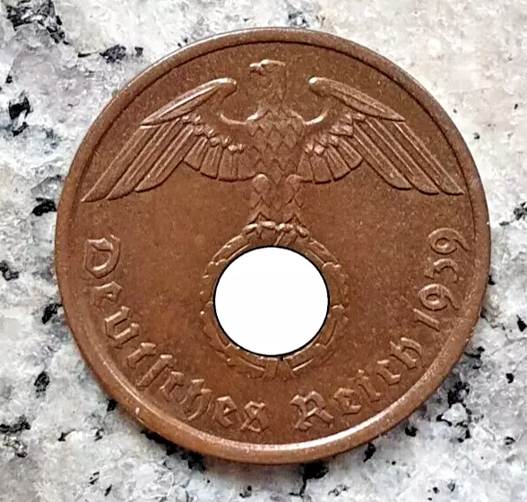 Drittes Reich 2 Reichspfennig 1939 A Berlin - Tolle Erhaltung !