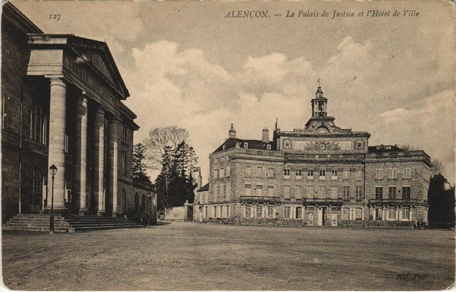 CPA ALENCON - The Palace of Justice and the City Hall (138379)