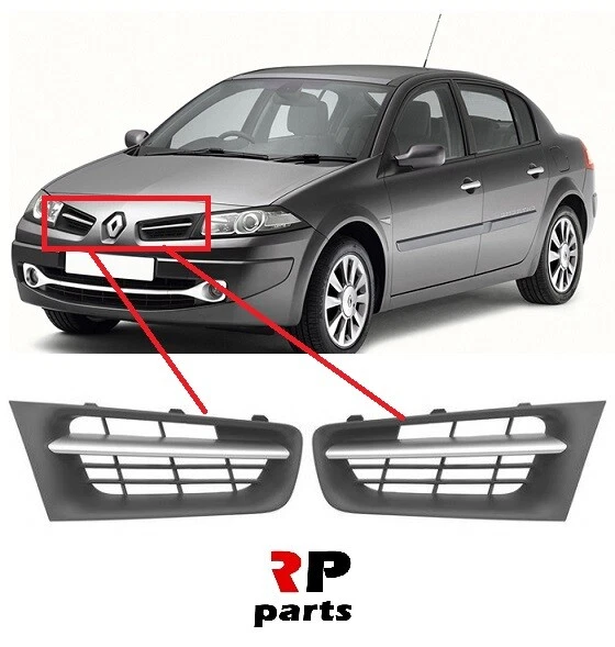 Pour Renault Kadjar 15-18 Avant Pare-Choc Supérieur Centre Chrome Bord Left N/S