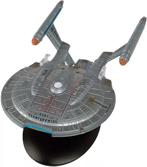 SS Enterprise NX-01 Refit   Star Trek  Metall Modell  Eaglemoss 18 cm neu ovp