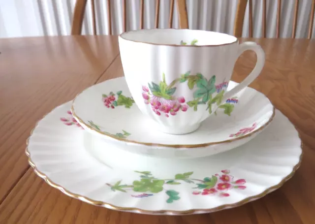 Antique Coalport Flowering Currant Trio