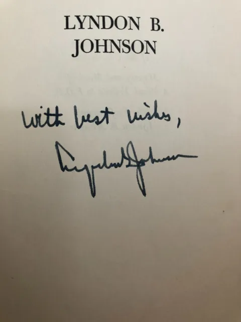 RARE 1ST PRINT SIGNED by Lyndon B Johnson! The Professional by William S White