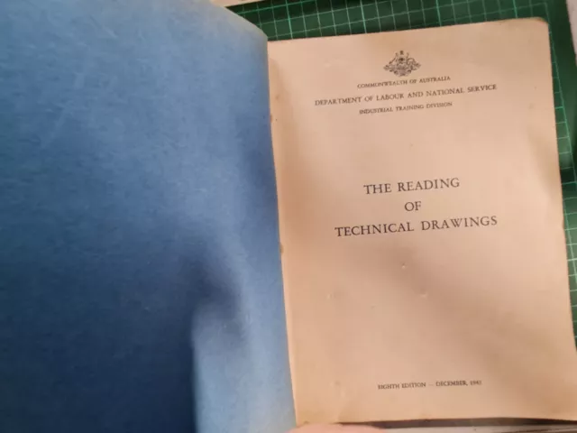 Vintage Commonwealth Of Australia. The Reading Technical Drawings Dec 1942 Book 2