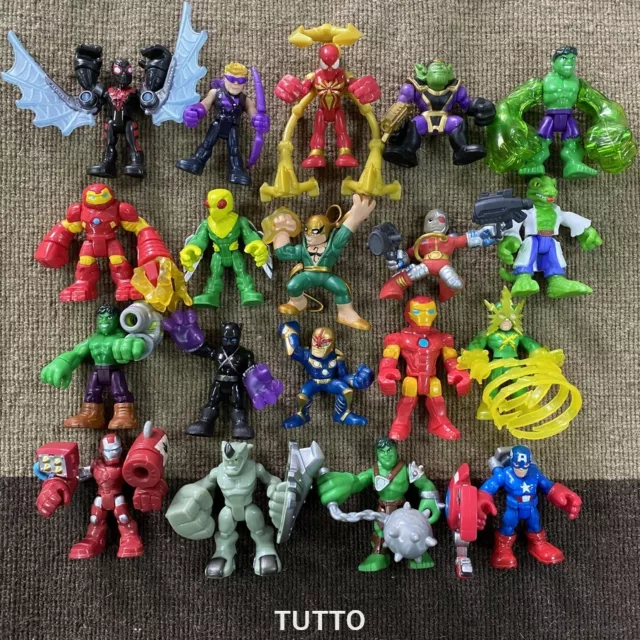 Lot Playskool Marvel Super Hero Squad Power Up Adventures Figures Toys Gift