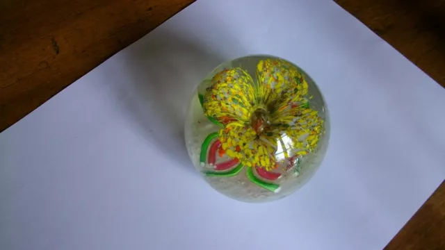 Sulfure de verre presse papier boule en verre avec milflori 2