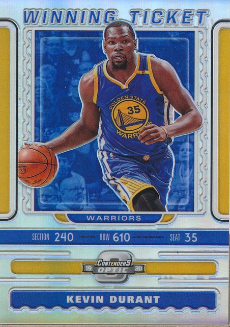 2019-20 Panini Contenders Optic Winning Tickets #8 Kevin Durant