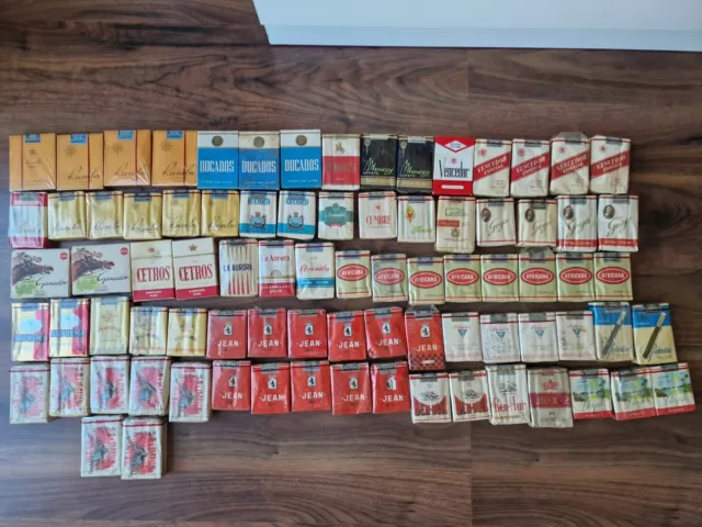 Lote Paquetes De Tabaco Antiguo