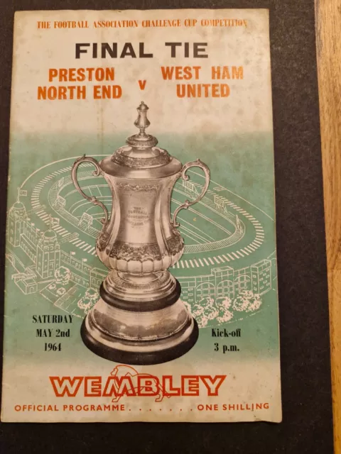 Preston North End v West Ham United-FA Cup Final 1964