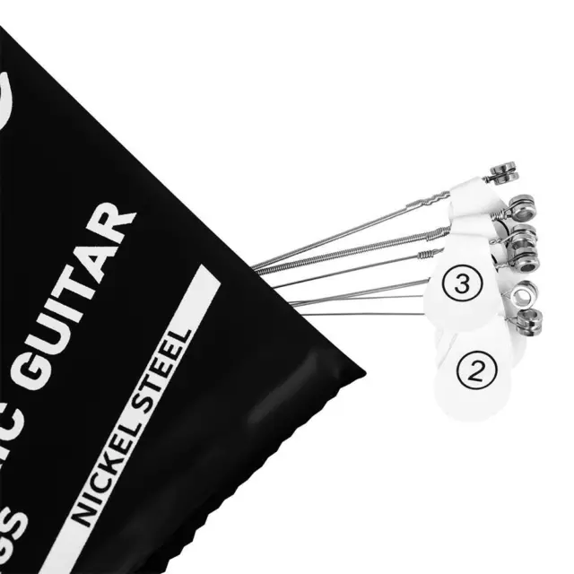Sets of 6 Electric Guitar Strings Replacement Steel Strings for Acoustic Guit✨h 3
