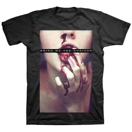T-shirt classica da uomo nera ufficiale Bring Me The Horizon Blood Lust