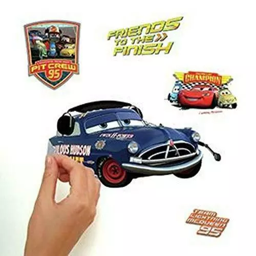 RoomMates RMK1520SCS Disney Pixar Cars Piston Cup Champs Peel and Stick Wall 3