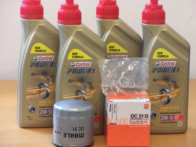Ölwechselset Für BMW R 1100 Öl MAHLE Ölfilter Repsol Moto 20w50 GS RT R