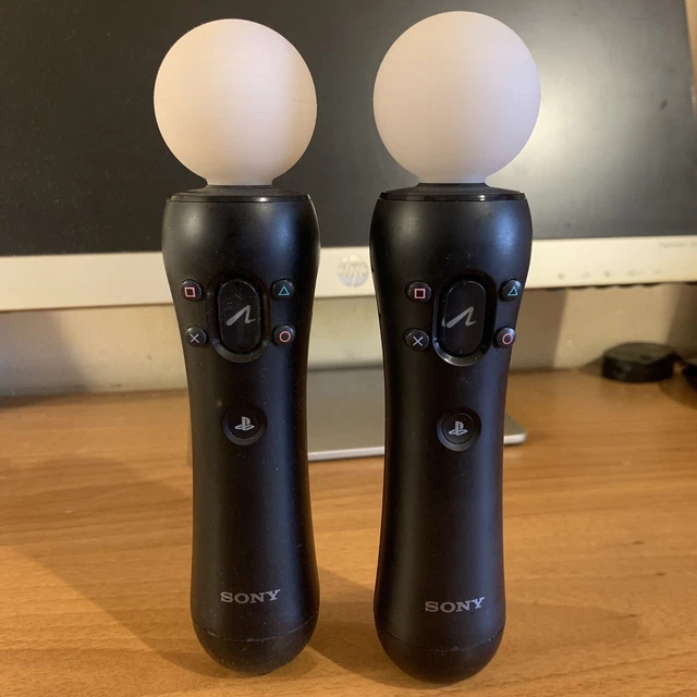 COPPIA DI PLAYSTATION MOVE 2x PS MOVE Controller di Movimento per Sony ...
