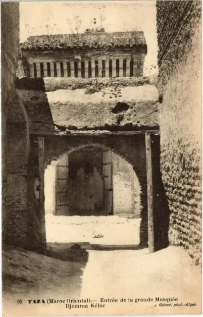 CPA AK MAROC Geiser TAZA Entrée de la grande Mosquée Djemma Kebir (69090)