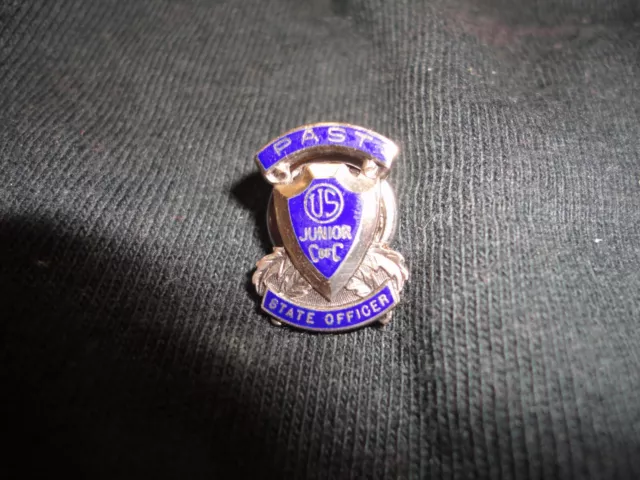 Vintage US Junior C of C Pin past state officer