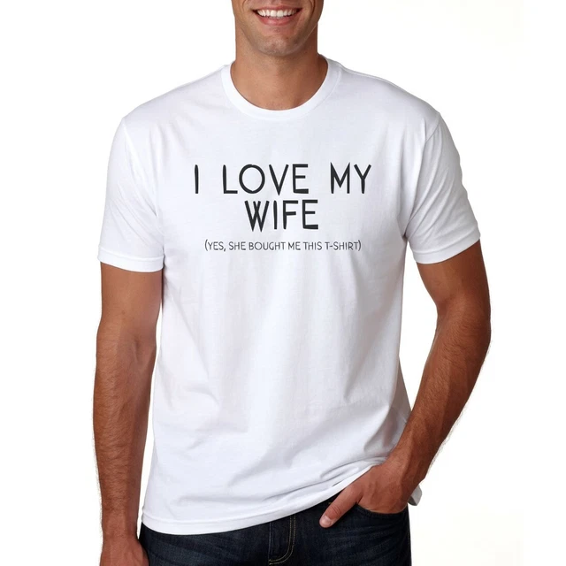 I Love My Moglie Marito Ragazza/Fidanzato - Novità T-Shirt Regalo - Uomo/Donna
