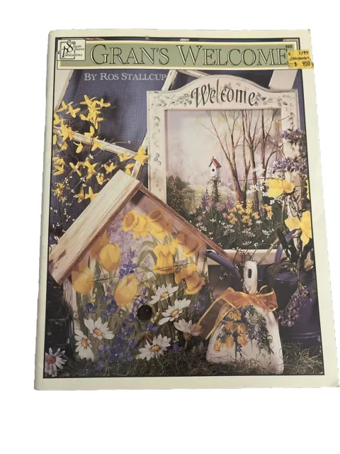 Gran's Welcomes by Ros Stallcup Decorative Painting Book Craft 1998