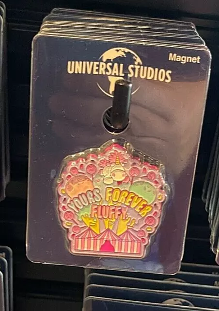 universal studios despicable me fluffy unicorn yours forever fluffy magnet new
