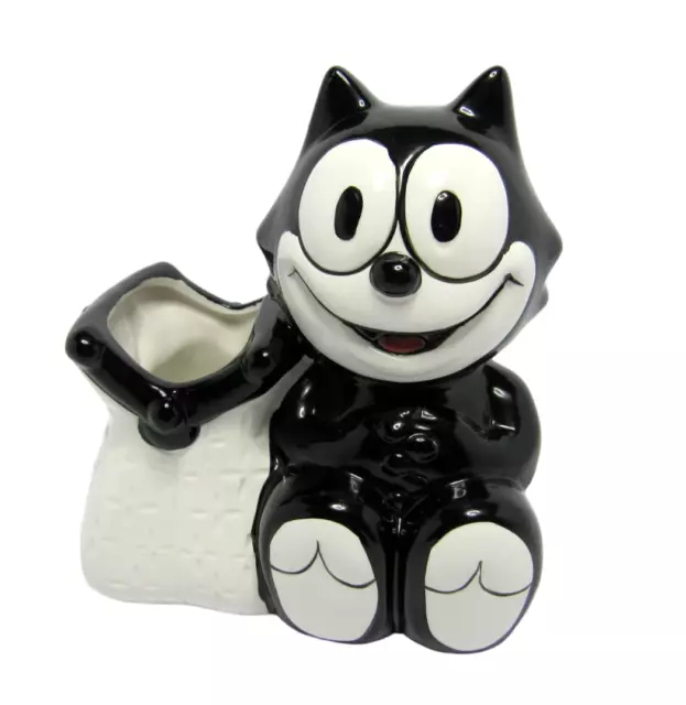 Vintage Felix The Cat Ceramic Cartoon Planter 1991 Benjamin & Medwin NY RARE