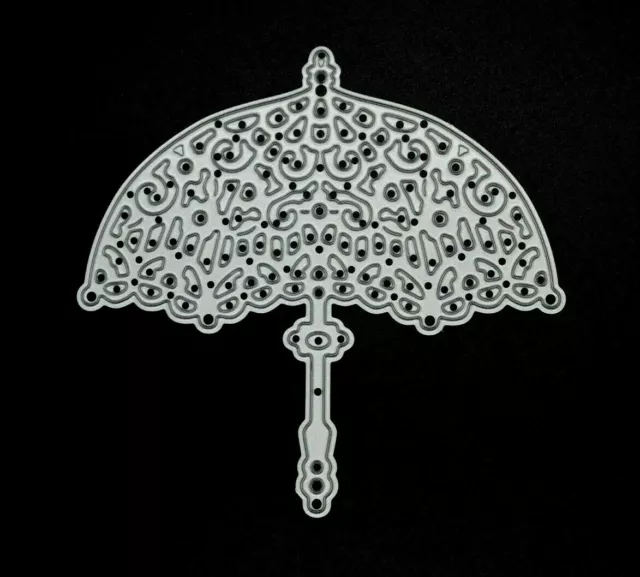 Large Arts & Crafts Style Umbrella Metal Cutting Die, Card making *UK SELLER* C9