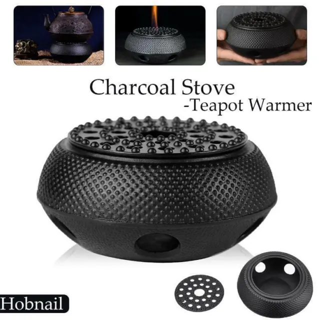 Cast Iron Teapot Warmer Charcoal Stove Tea Pot Holder Japanese Tea Ceremony