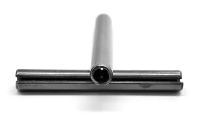 3/32" x 1" broche à rouleau / broche à ressort acier au carbone moyen oxyde noir