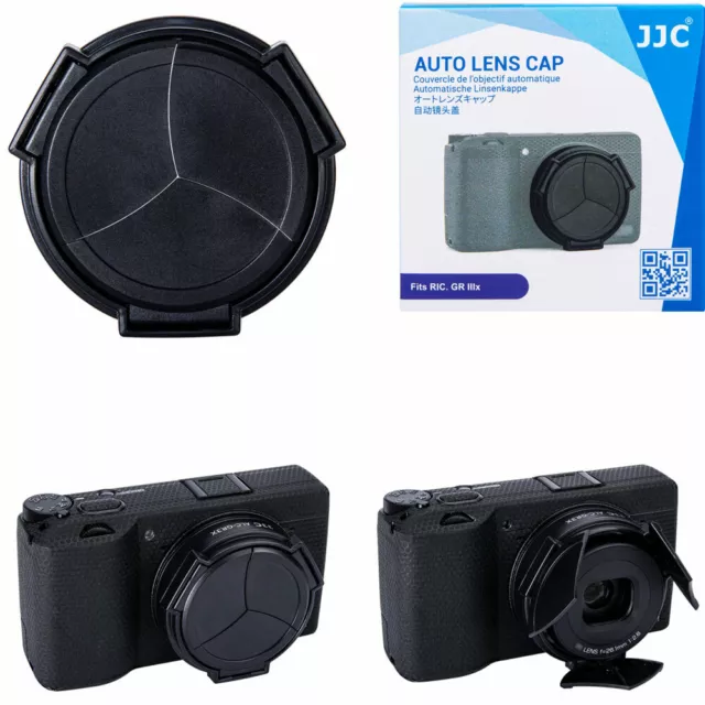 JJC ALC-GR3X Auto Lens Cap Cover for Ricoh GR IIIx Camera GRIII X GRIIIX NEW USA