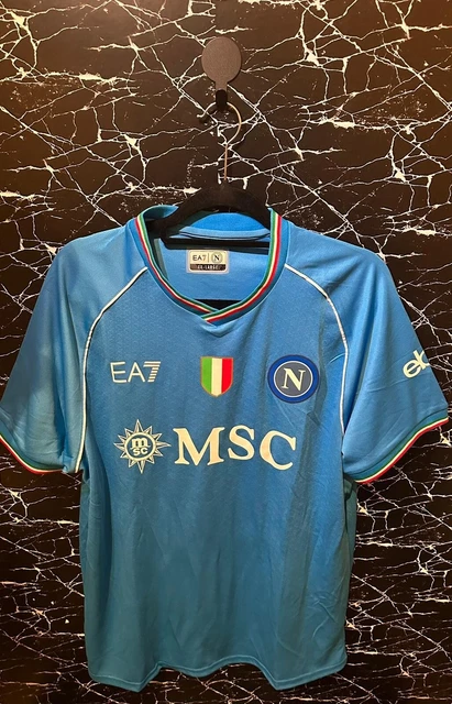 Maillot Gardien SSC Napoli 2013/14 Domicile - Marque Macron - Taille ML - Neuf Avec Étiquettes