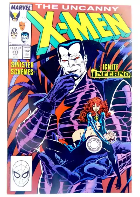 Marvel UNCANNY X-MEN (1988) #239 KEY 1st MR SINISTER Cover VF+ (8.5) Ships FREE!